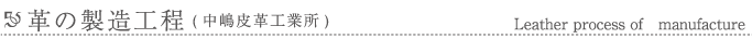 鞄の製造工程