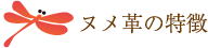 ヌメ革の特徴